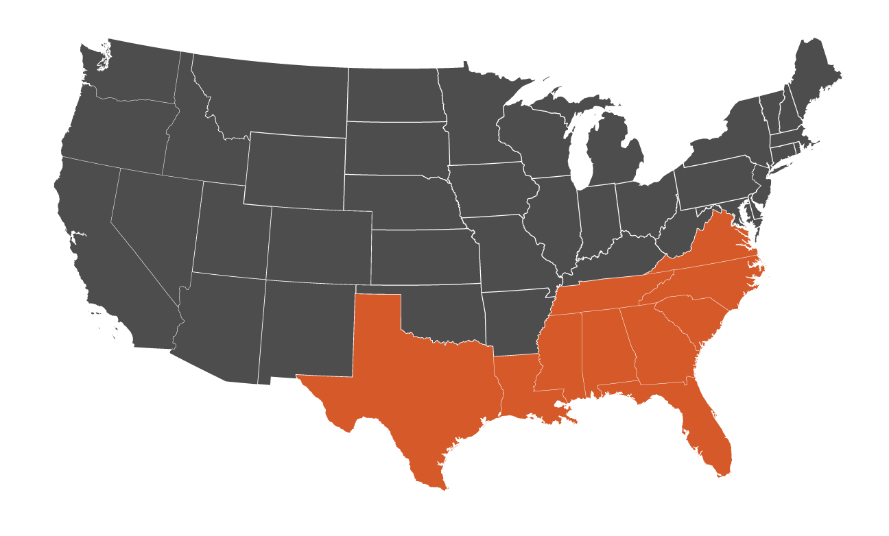 State Map with Office Locations